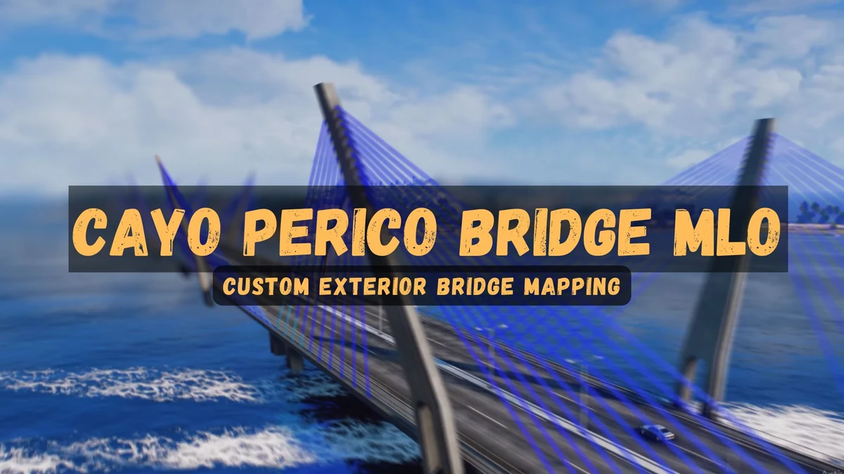 Cayo Perico Bridge MLO FiveM | Custom Exterior Bridge Map